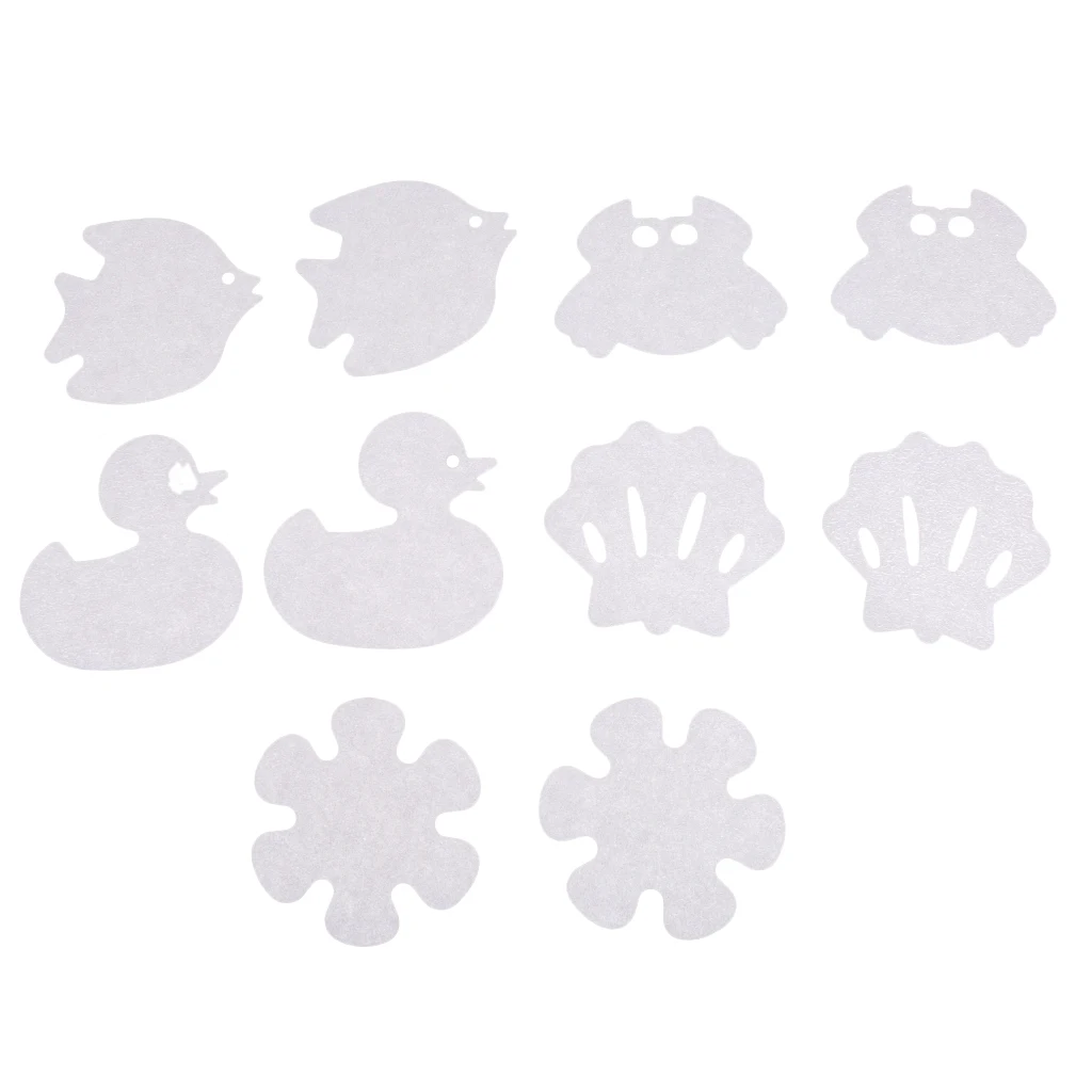 Bath Tub Non-slip Appliques Decal Treads Anti Skid Shower Stickers 4 Patterns