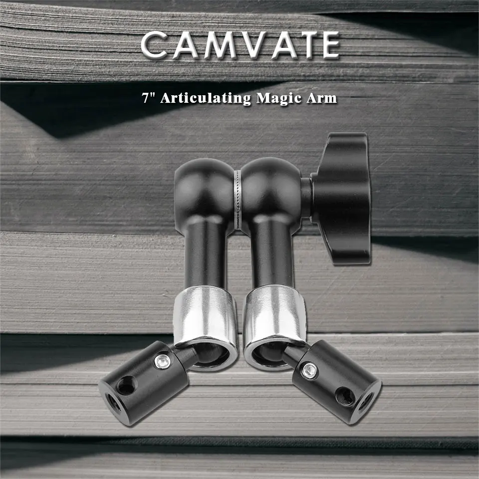 6.3" Articulating Arm(V3)Adjustable Friction Magic Arm With 1/4"-20 Thread For L
