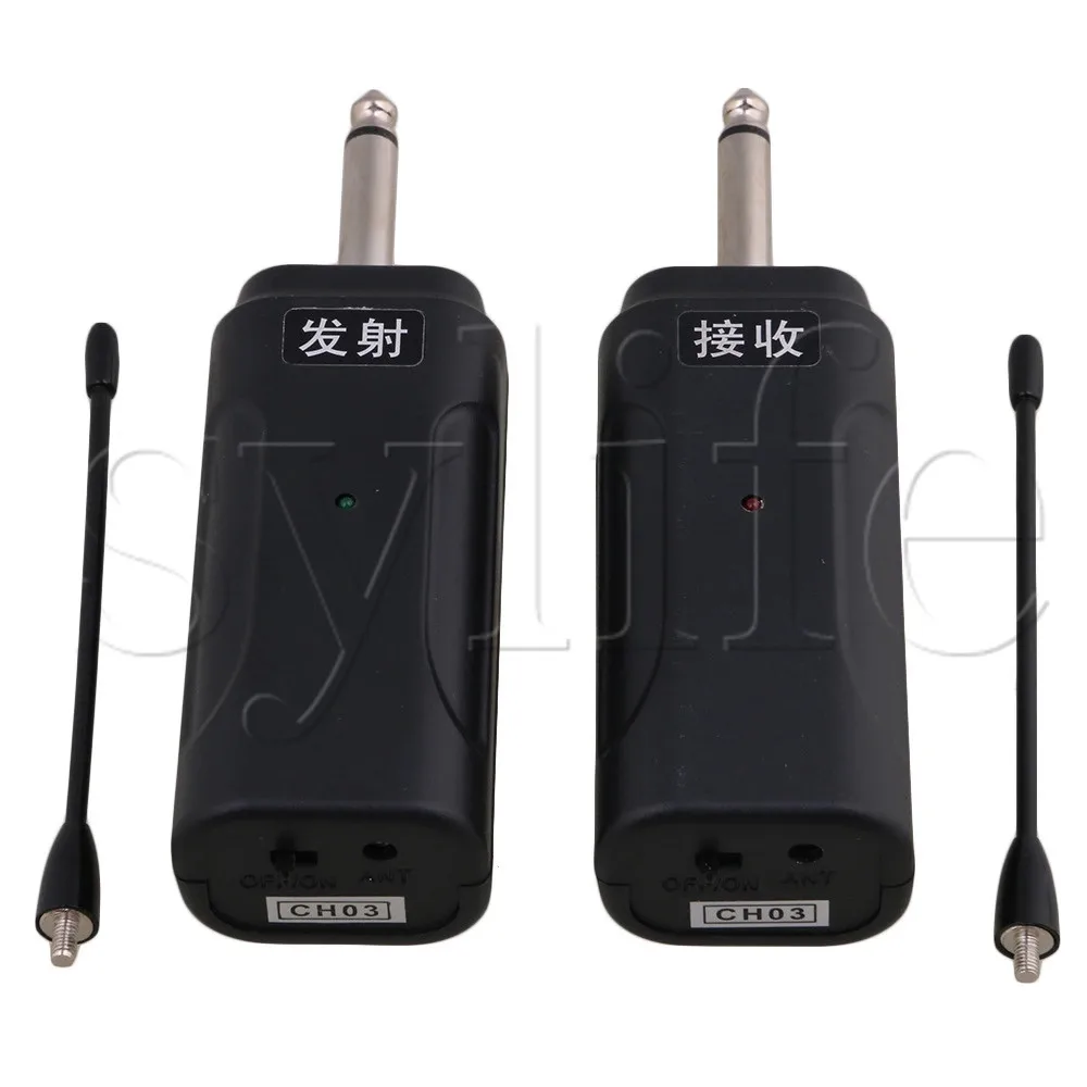 Instrument Audio Wireless Transmitter & Reciever Set For Acoustic Guitar Guitar Parts