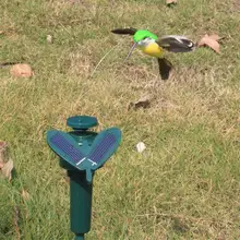 Новая Вращающаяся птица на солнечной батарее, забавная игрушка на солнечной батарее, летающая Колибри, птицы для наружного двора, украшение для сада Новая Вращающаяся птица на солнечной батарее, забавная игрушка на солнечной батарее, летающая Колибри, птицы для наружного двора, украшение для сада