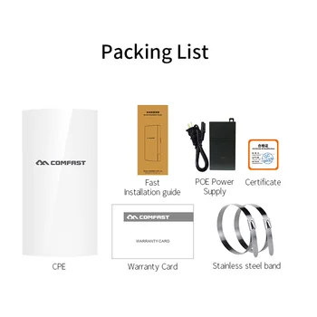 

COMFAST cf-e130n outdoor high-power wireless bridge remote directional transmission CPE security monitoring