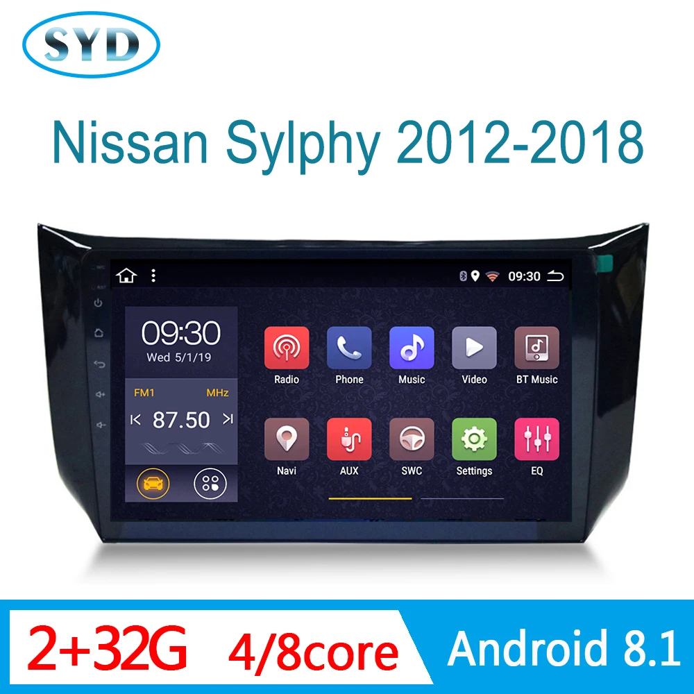 Центральный мультимедийный центр для Nissan Sylphy B17 Sentra автомобильная стереосистема
