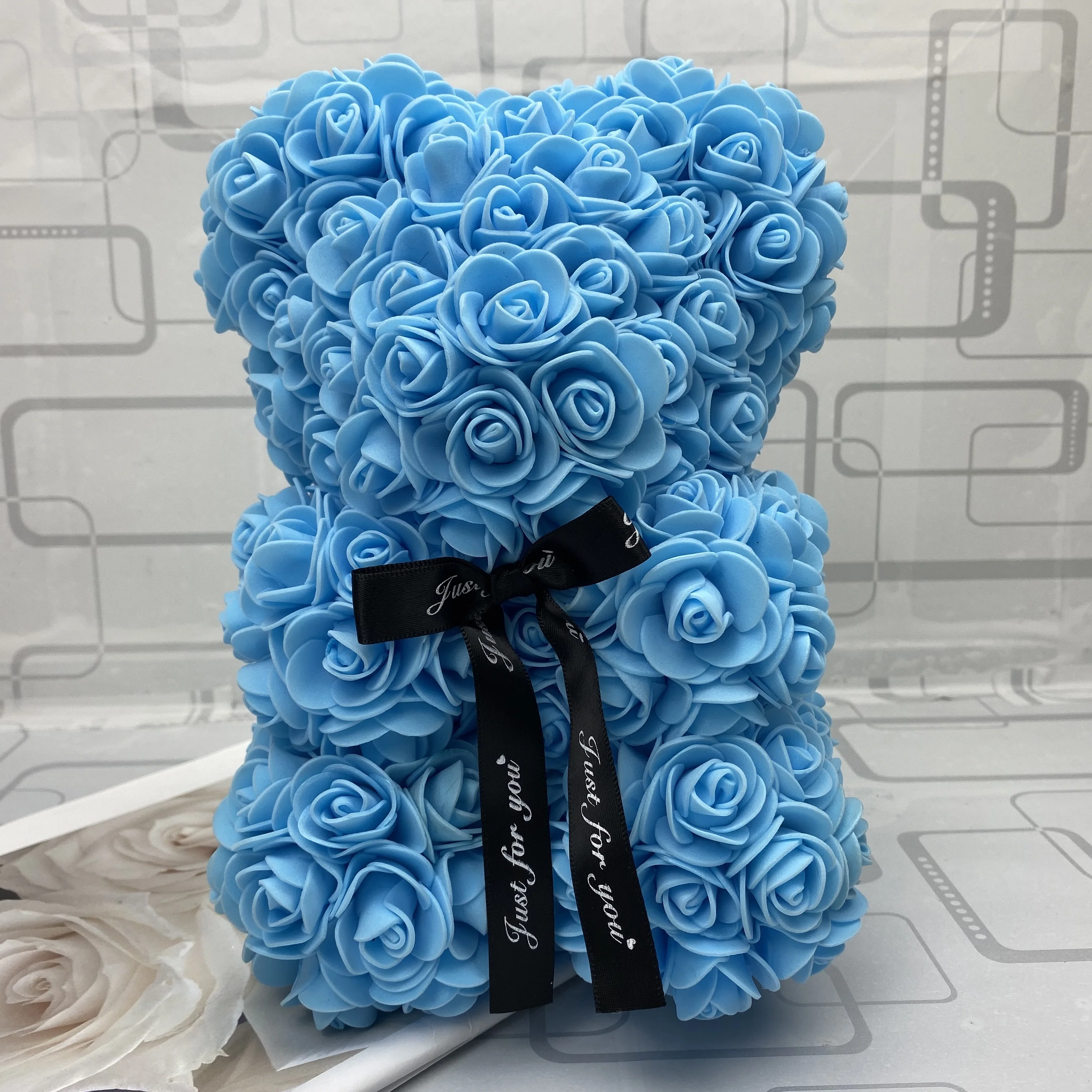 teddy bear roses in store
