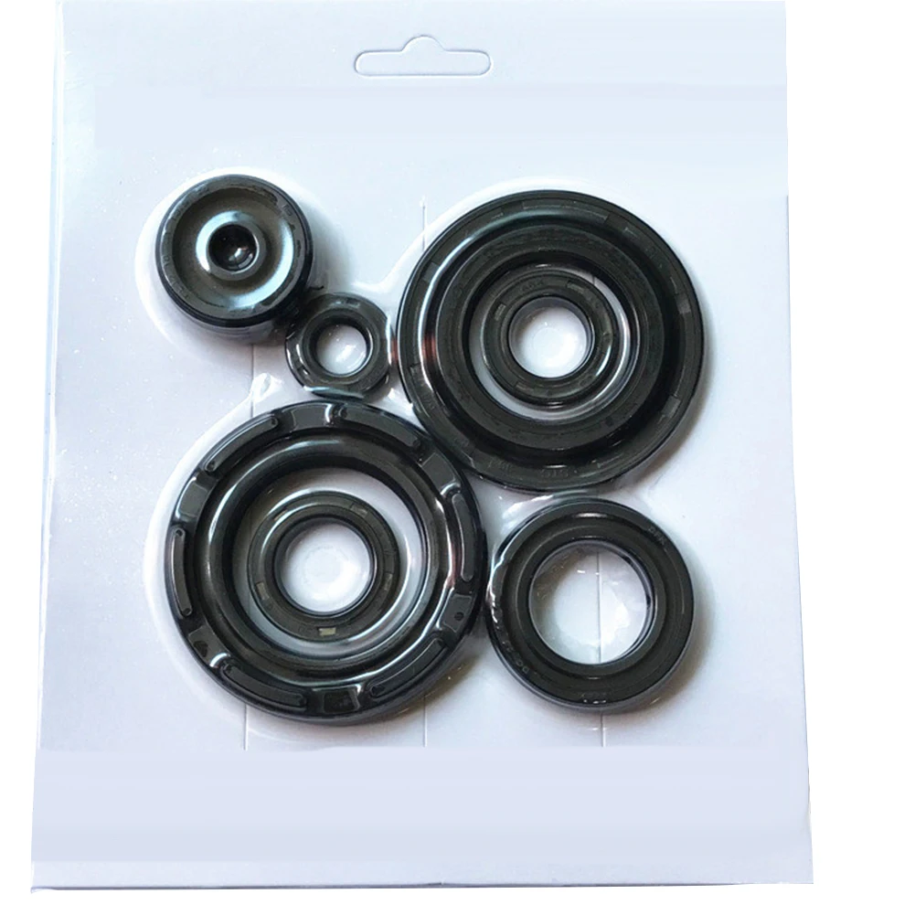 Rubber Black Gear Replacement Durable Motorcycle Accessories Easy Install O Ring Engines Oil Seal Kit For Yamaha Banshee YFZ350 |