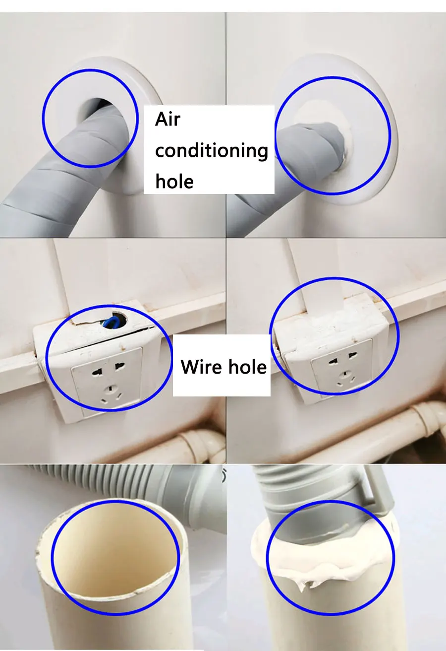 Wall Hole Sealing Glue Household Airconditioning Mending Wall Hole