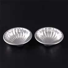 6 шт. практичные формы для ванны из серебряного алюминиевого сплава, формы для бомб, шаровые формы для ванны, формы для выпечки тортов, кондитерских изделий