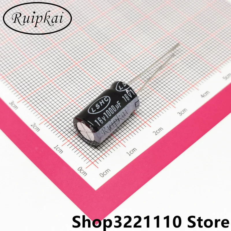 50pcs 1000UF 16V 10x16mm Aluminum Electrolytic Capacitor 16V 1000UF 10*16mm CL series 105