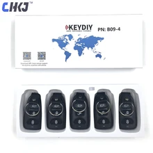 CHKJ 5 шт./лот KEYDIY KD B серии B09 3+ 1 кнопки для KD900 KD900+ URG200 KD-X2 мини дистанционный ключ управления KD ключ для автомобиля