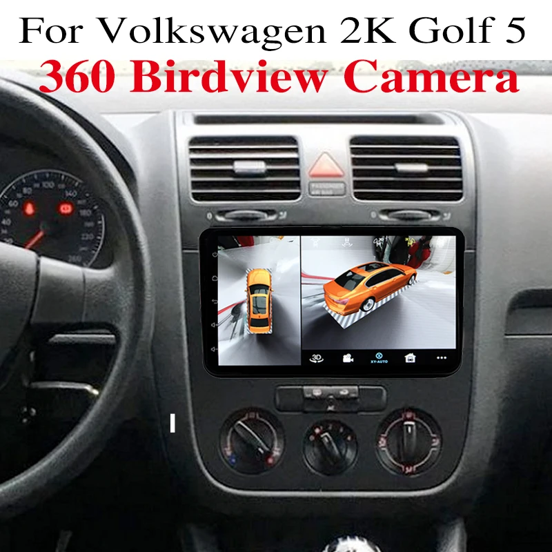 

Для Volkswagen VW Caddy 2K Golf 5 A5 автомобильные мультимедийные аксессуары GPS аудио радио навигация плеер CarPlay 360 BirdView