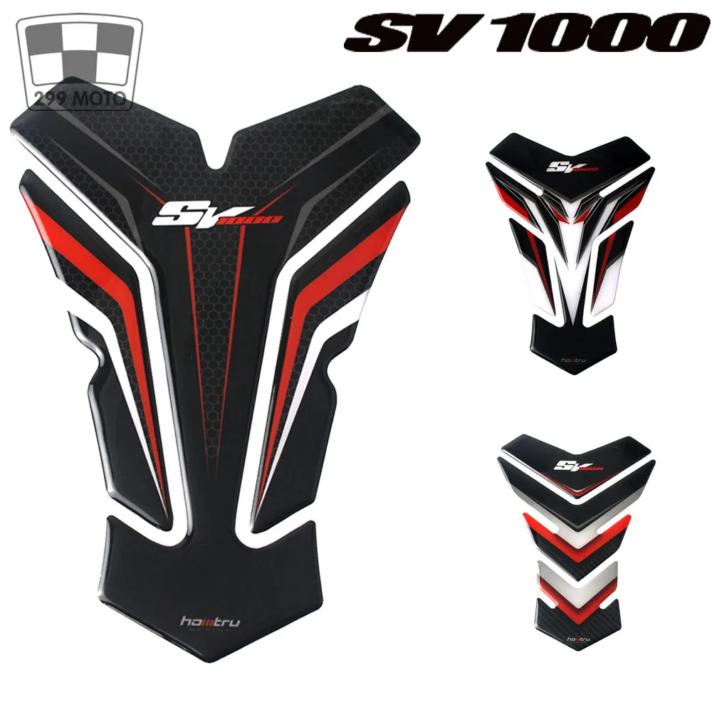 

For Suzuki SV1000 SV 1000 Tankpad 3D Motorcycle Tank Pad Protector Decals