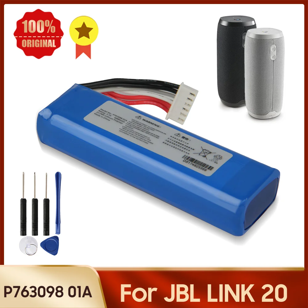 Оригинальный аккумулятор P763098 для JBL Link20 Link 20 6000 мАч | Мобильные телефоны и
