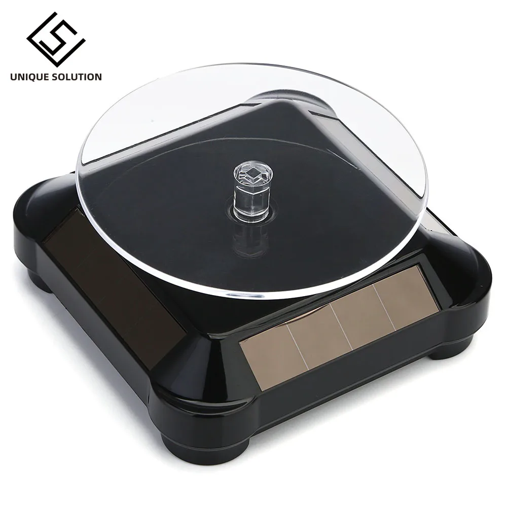 

3D printer parts Solar Rotating Showcase Stand 360 Turntable For 3D printer model Display Showcase