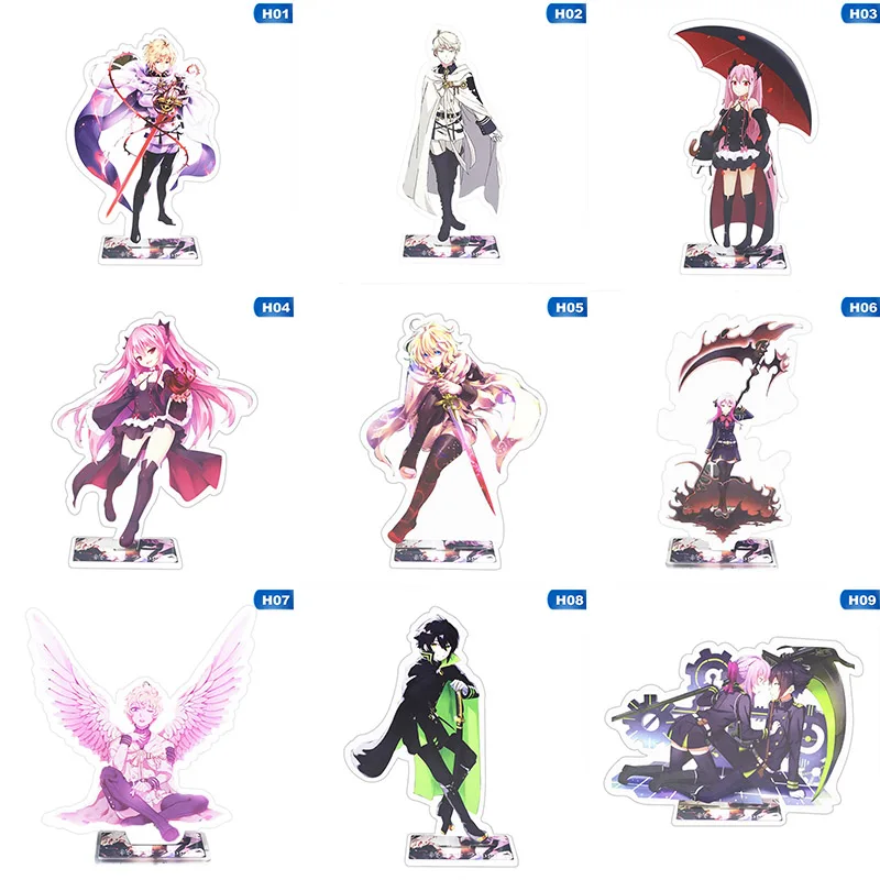 Серафим конца Owari No Seraph Yuichiro Hyakuya Mikaela фигурка на акриловой подставке стол Декор Коллекция Модель