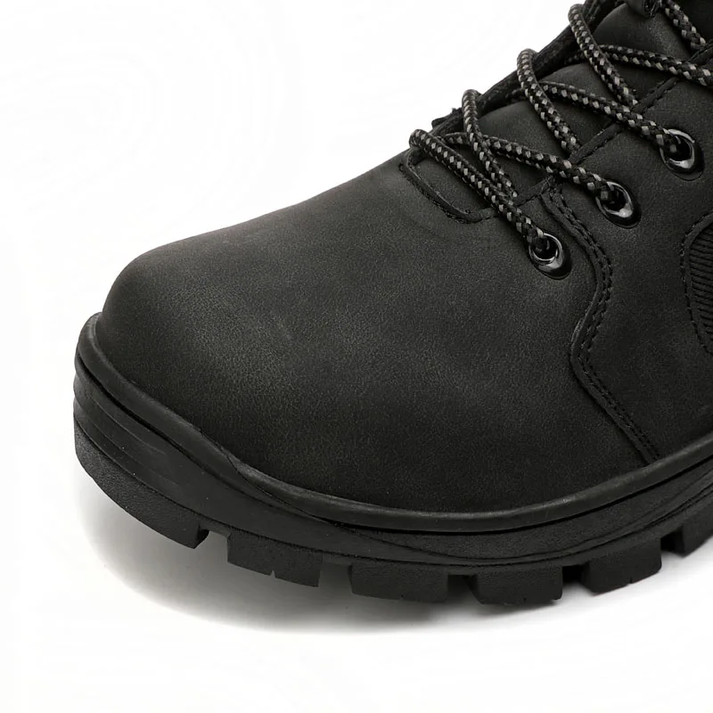 Пробковые мужские зимние ботинки теплые мужские зимние ботинки из водонепроницаемой кожи высокого качества Мужская Рабочая обувь для улицы botas hombre 40-46