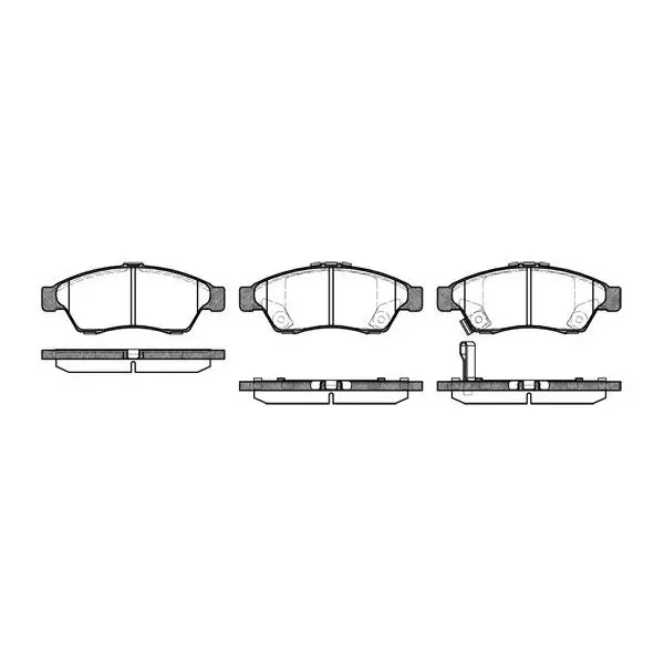 Колодки дисковые п.\ Suzuki Liana 1.3i/1.6i/1.6&4WD 01 REMSA 08