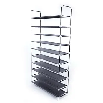 

Multi Tiers Non-woven Fabric Shoe Rack Simple Assembly with Handle clean durable save space TP899
