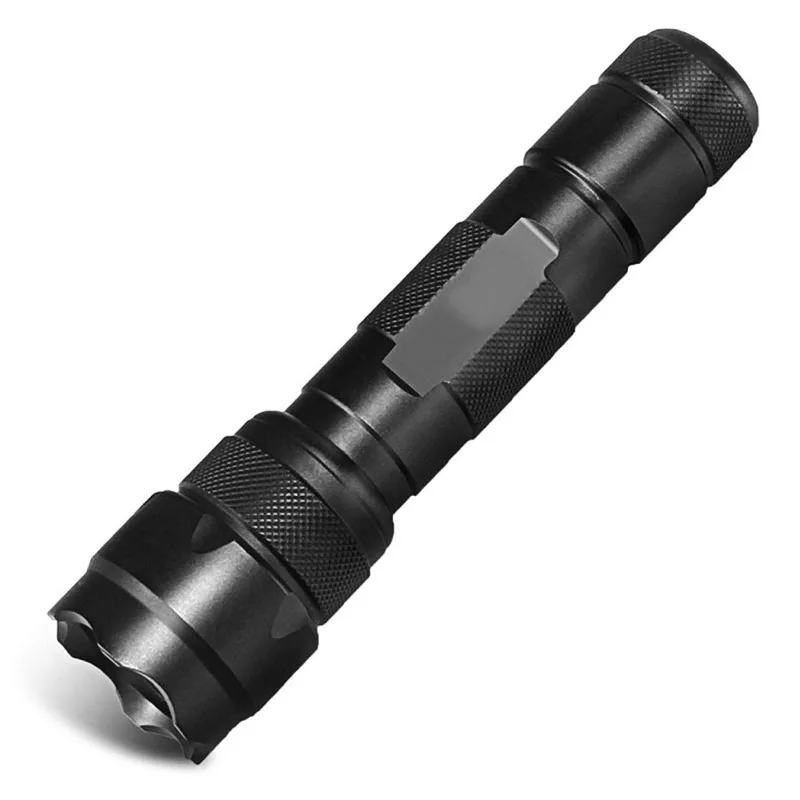 

Tactical LED Flashlight Torch 3-mode White Light 1000lm 502B Flashlight T6 LED Lamp Torchlight 18650 Flashlight High Brightness Camping Lamp