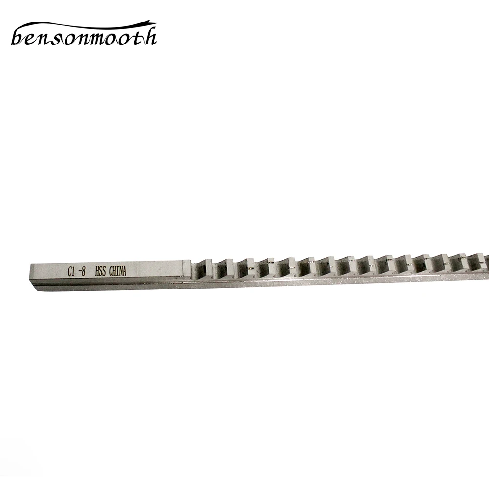 Keyway Broach 14mm D Push-Type Metric Size High Speed Steel Material Metalworking Cutting Tool CNC Machinine