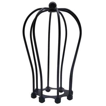 

Black Lamp Shade Retro style Bulb Cage Holder Light Frame Lamp Display