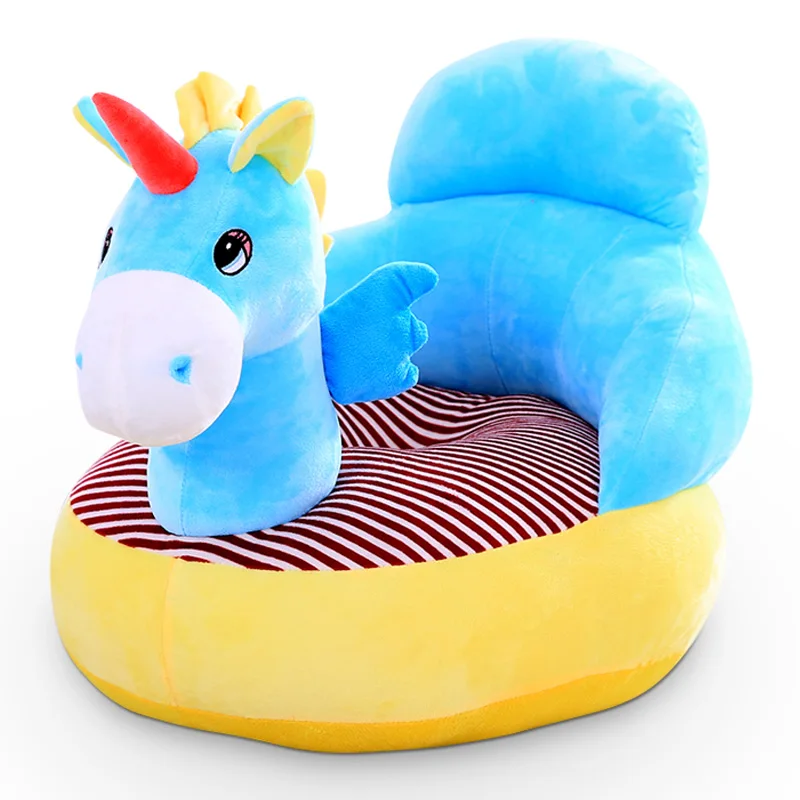 

Baby lighted Singing Sofa Cartoon Children LED Plush Supportive Chair Infant Shatter-resistant Back Learning Sitting Seat