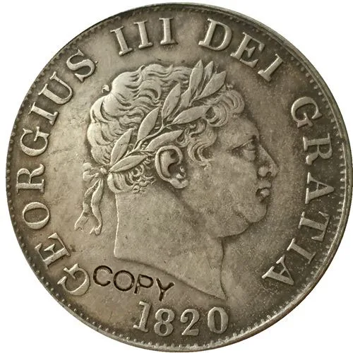 1817-1820 4 монеты Соединенные монеты Королевства копия - Цвет: 1820