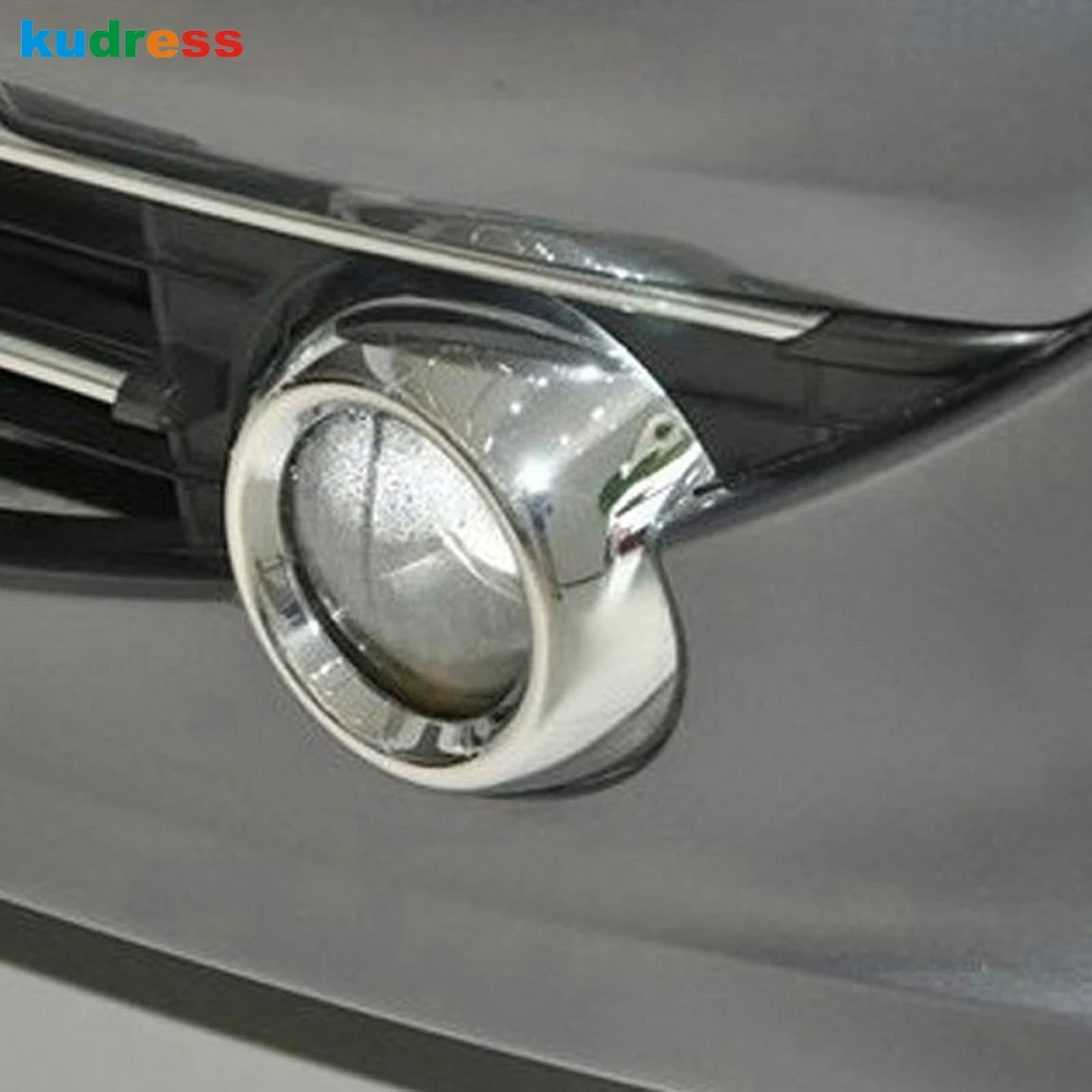 

For Peugeot 307 ABS Chromium Styling Front Foglight Decoration Cover Trim Fog Lamp Shade Frame Bezel Auto Accessories Shell
