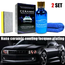 

9H Car Liquid Ceramic Coat Set Hydrophobic Glass Coating Paint Care Anti-scratch Auto Detailing Glasscoat Polish Tool PROMOTION