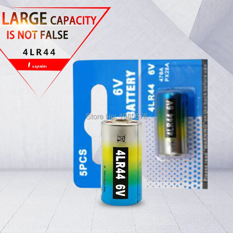 1 шт. 6 в 4AG13 щелочная батарея первичные и сухие батареи 4LR44 A544V 4034PX PX28A L1325 544 4A76 для
