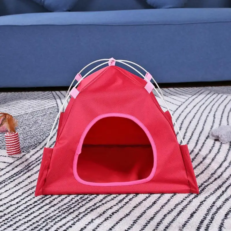 Водонепроницаемый палатка для домашних животных Складная Ткань Оксфорд собаки дом открытый забор питомник