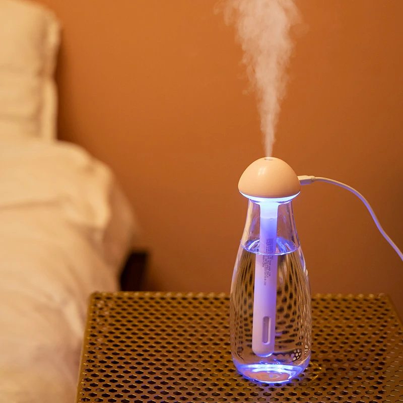 

Jellyfish Air Humidifier Portable USB Aroma Diffuser For Home Office Travel Hotel Car Humidifiers With Color Light