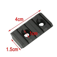 40Mm 4 Slot Aluminum Keymod Scope Mount Picatinny Weaver Rail Airsoft Rifle Scope Mount Tactical Hunting