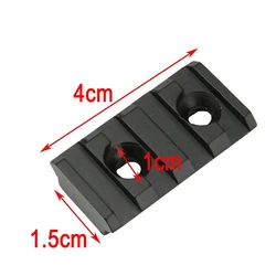 40mm 4 slot de alumínio keymod escopo montagem picatinny weaver ferroviário airsoft rifle scope montar caça tático