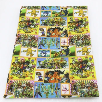 

New 50*140cm Animal Polyester Cotton Fabric Printed DIY Handmade Sewing Patchwork Bedding Textile Quilting Tilda Doll,c422