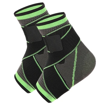 2 Stuks Enkel Ondersteuning Enkelbrace Ondersteuning Mannen Vrouwen Verstelbare Compressie Enkelbrace Sport Veiligheid Protector Enkel Pijnbestrijding