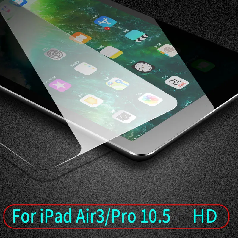 HD-10.5 9H Защита экрана для iPad Mini 1 2 3 4 5 Закаленное стекло для iPad Air3 Pro 10,5 Защита экрана для iPad Air 2 Air1 Pro 9,7 - Цвет: HD-10.5