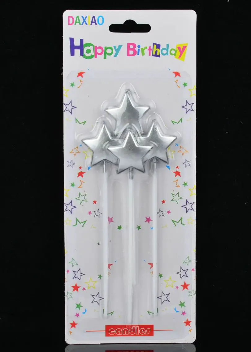 16 1 шт. розовые, золотые, серебряные свечи с надписью «Happy Birthday», Красные праздничные свечки для торта - Цвет: 16