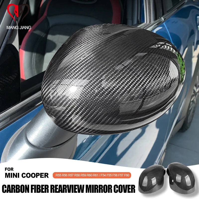 Для мини-Медь Mini Countryman Clubman R55 R56 R57 R60 R61 F55 F56 F54 F60 Реальные углеродного волокна