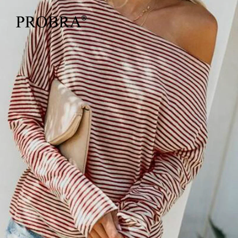 

2019 Hot Product Women Tshirt - Pregnancy Clothes Casual Stripe Retro Tees Long sleeve Maternity Ladies zwangerschaps kleding XL