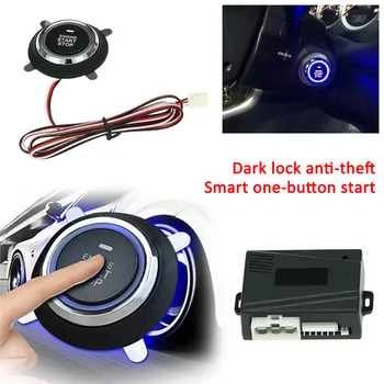 

DC12V Car SUV Keyless Entry Engine Ignition Start Switch Power Starter Push Button Smart Car Engine Alarm Finger Push Starter