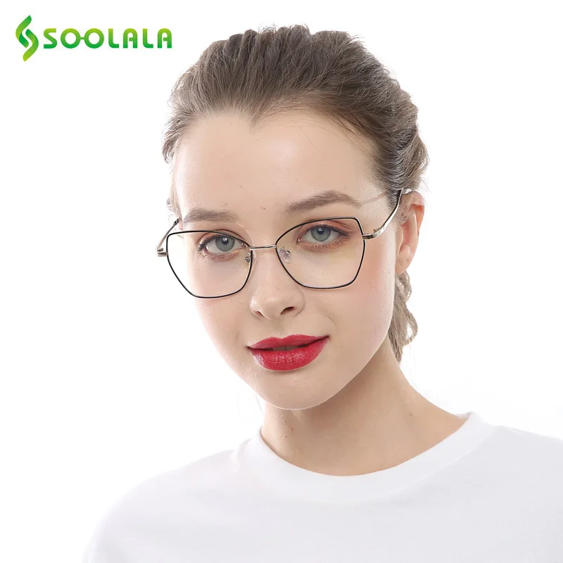 SOOLALA бабочка очки для чтения женские очки женские оптические рамки пресбиопии очки w/подарочная упаковка+ 0,5 0,75 1,0 1,5 до 4,5 5,0