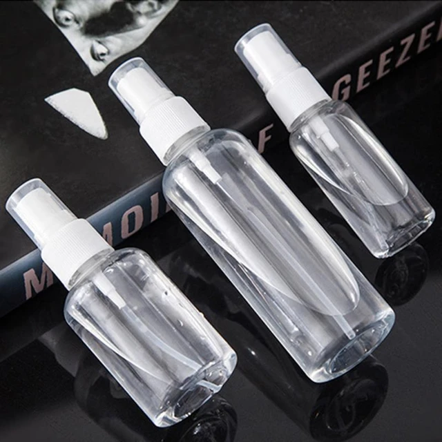 100 X 30ml Clear Plastic Small Transparent Pet Cosmetic Bottles Containers  With Flip Cap , 1oz Clear Travel Size Pet Bottle - Bottles,jars & Boxes -  AliExpress