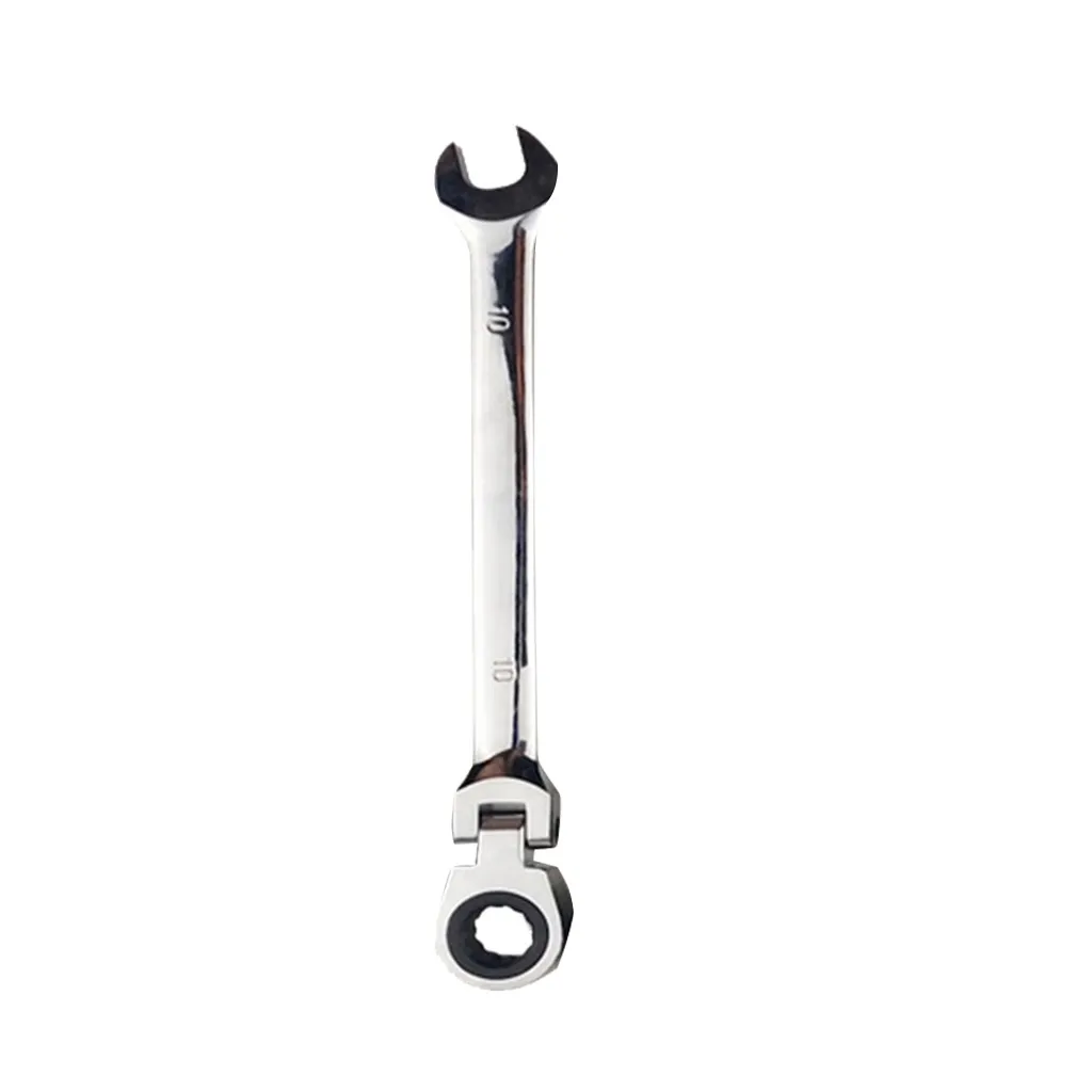 Гаечный ключ 6 мм~ 12 мм трубчатый ключ с гибкой головкой высококачественный Трещоточный ключ с отверстием настраивается до 180 градусов