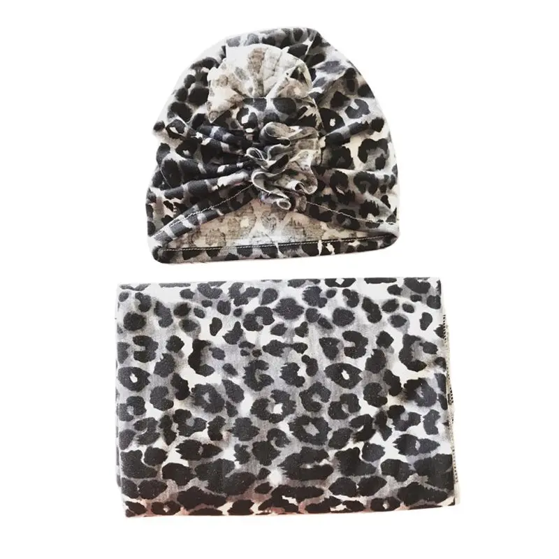 Детское одеяло для пеленания+ шапка для новорожденных, шапка-тюрбан с бантиком, повязка на голову, спальный мешок для младенцев, детское постельное белье, одеяло, H7EB