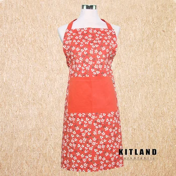 

Kitland red dot adjustable Bib Apron Kitchen Apron Cooking Apron for Women