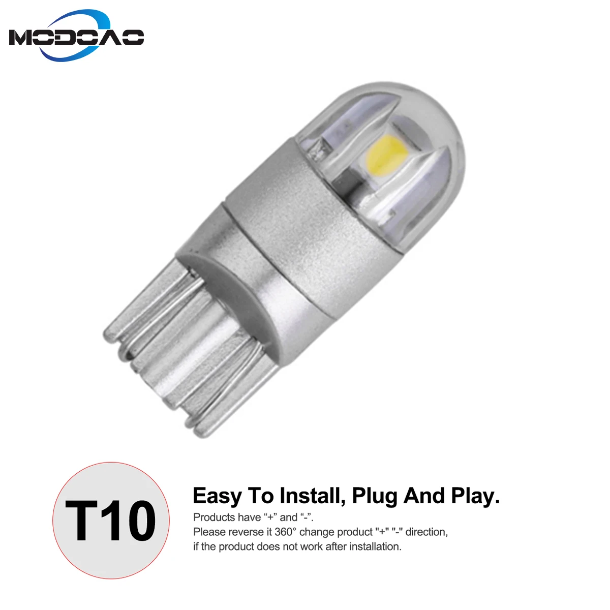 

T10 W5W 3030 2SMD LED Wedge Signal Light Door Reading Trunk Backup Tail Lights License Plate Lamp Interior Exterior Lights