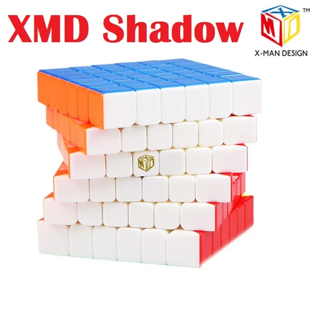 Конструкция [Picube]Qiyi X-MAN XMD Shadow M 6x6x6 магнитный скоростной куб магический 6*6*6 Mofangge Magic