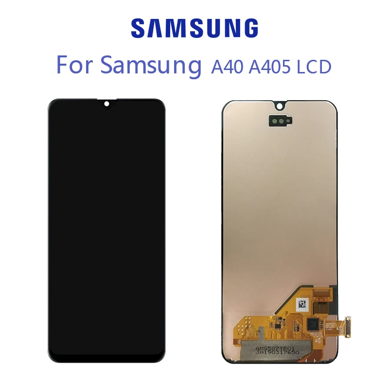 Дигитайзер в сборе для Samsung Galaxy A40 A405 A405F A405FN/DS ЖК-дисплей сенсорный экран Бесплатные инструменты