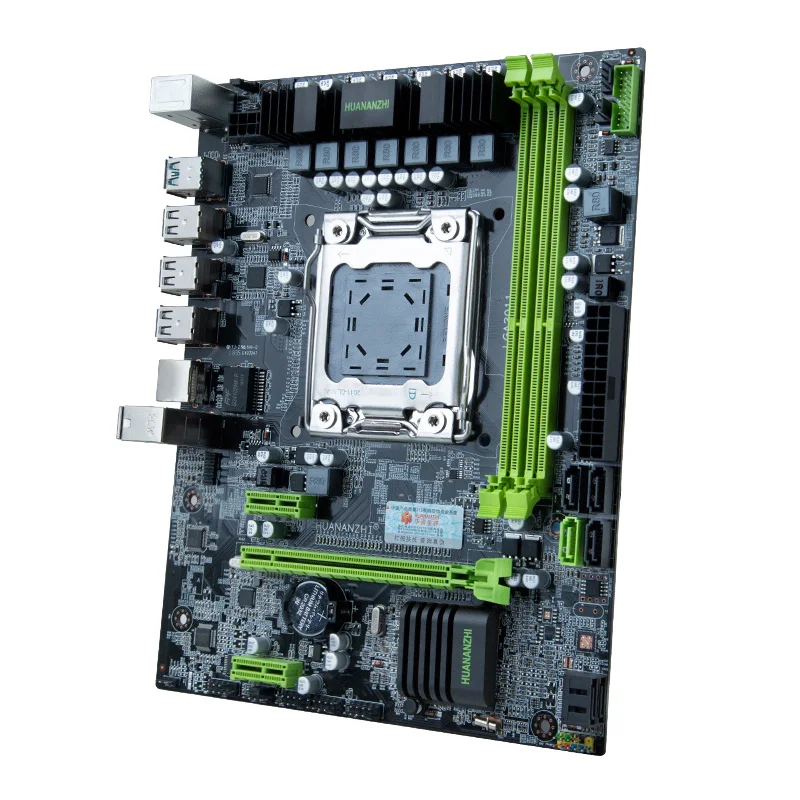 Хорошее HUANANZHI X79 M-ATX скидка материнская плата Процессор Xeon E5 2670 C2 6 кулер с тепловыми трубками оперативная память 2*8G 1600 RECC 1 ТБ SATA HDD GTX750Ti 2G