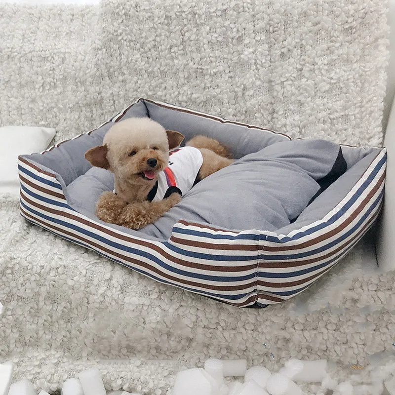 

Pet Cat Dog Bed Warm House For Small/Medium/Large Dog Removable Mat 5 Types Breathable Cozy Super Soft Durable Kennels for Puppy