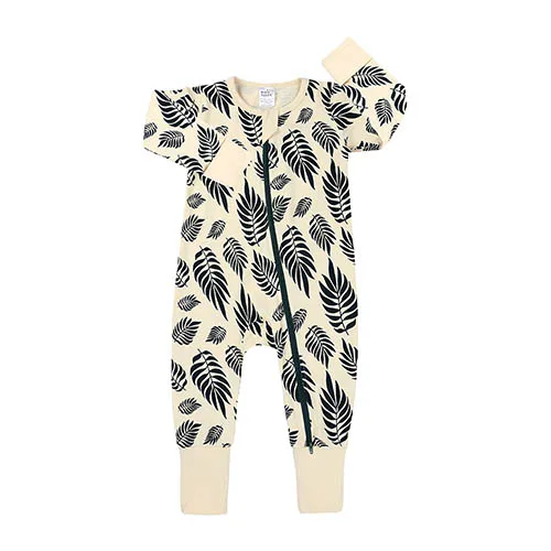 Newborn Baby Clothes Boy Girls Romper Floral leaf Cartoon Printed Long Sleeve Cotton Romper Kids Jumpsuit Playsuit Outfits Cute best Baby Bodysuits Baby Rompers